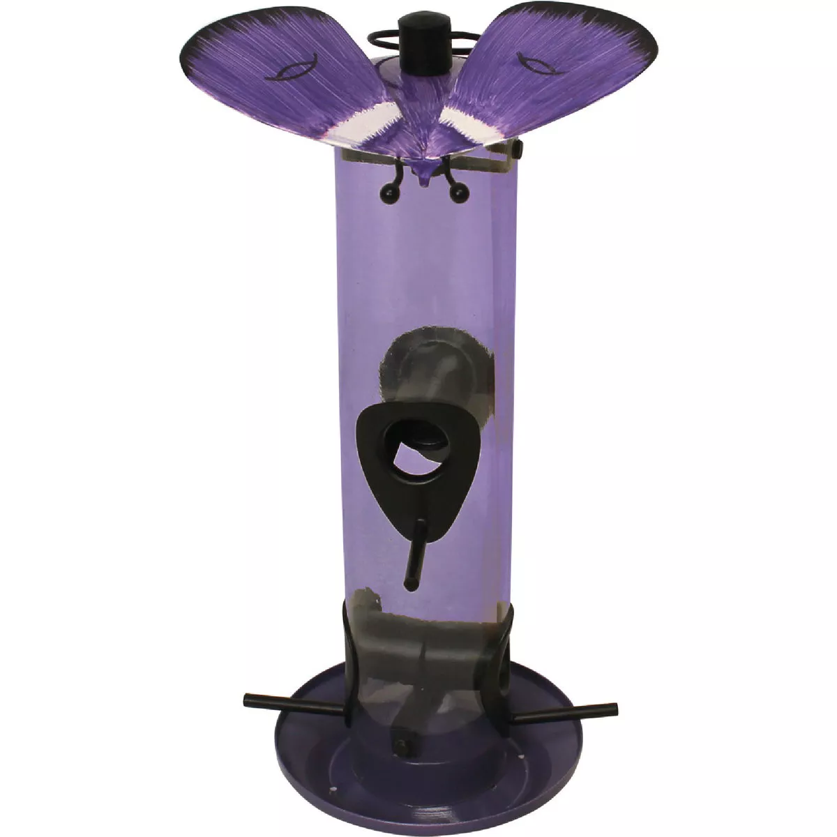 Heath Purple Plastic and Metal 1 Lb. Bird Feeder