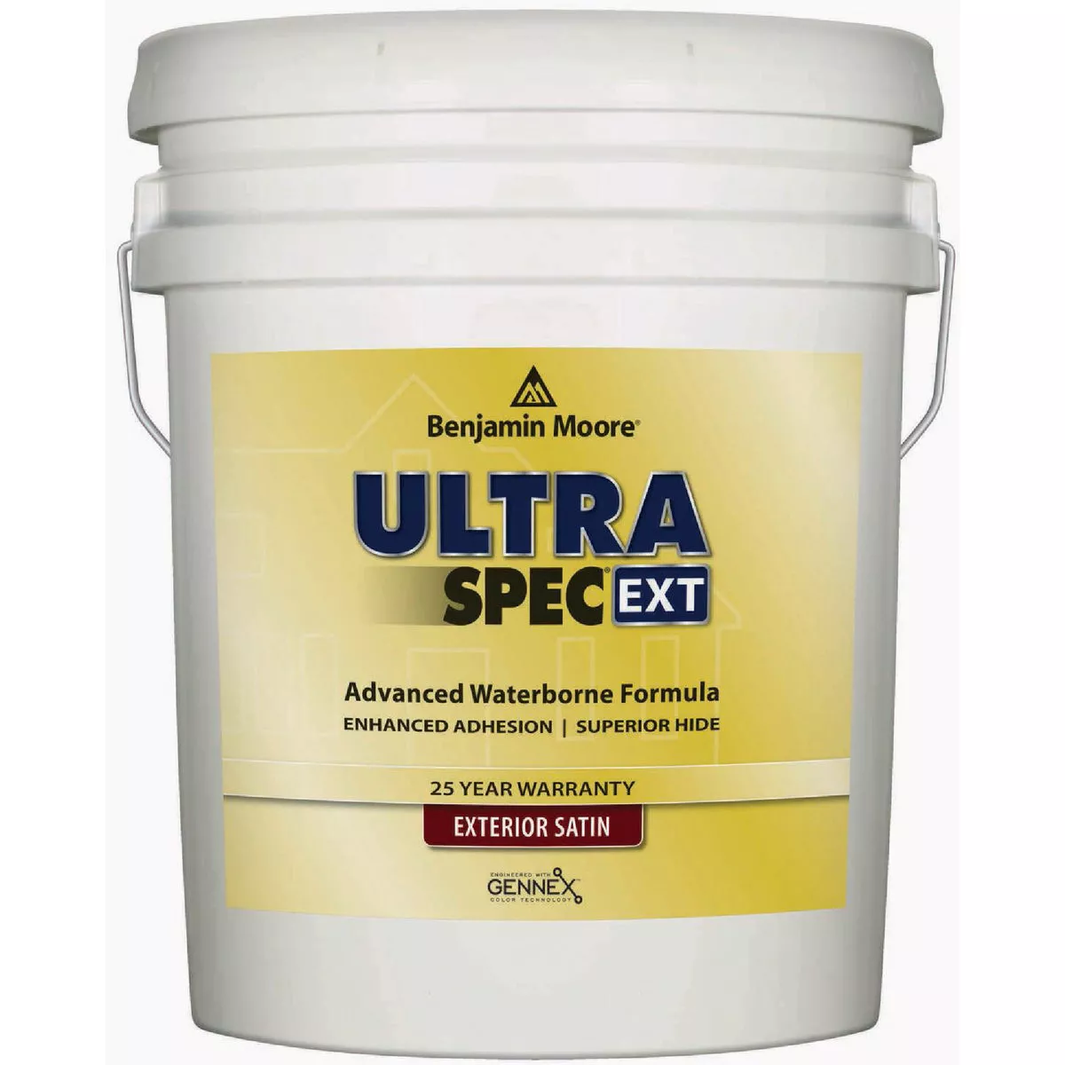 Benjamin Moore Ultra Spec EXT Acrylic Satin Exterior House Paint, Base 4, 5 Gal.