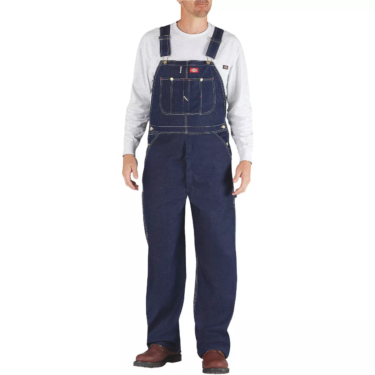 Dickies 36X30 Indigo Blue Short Bib Overalls-