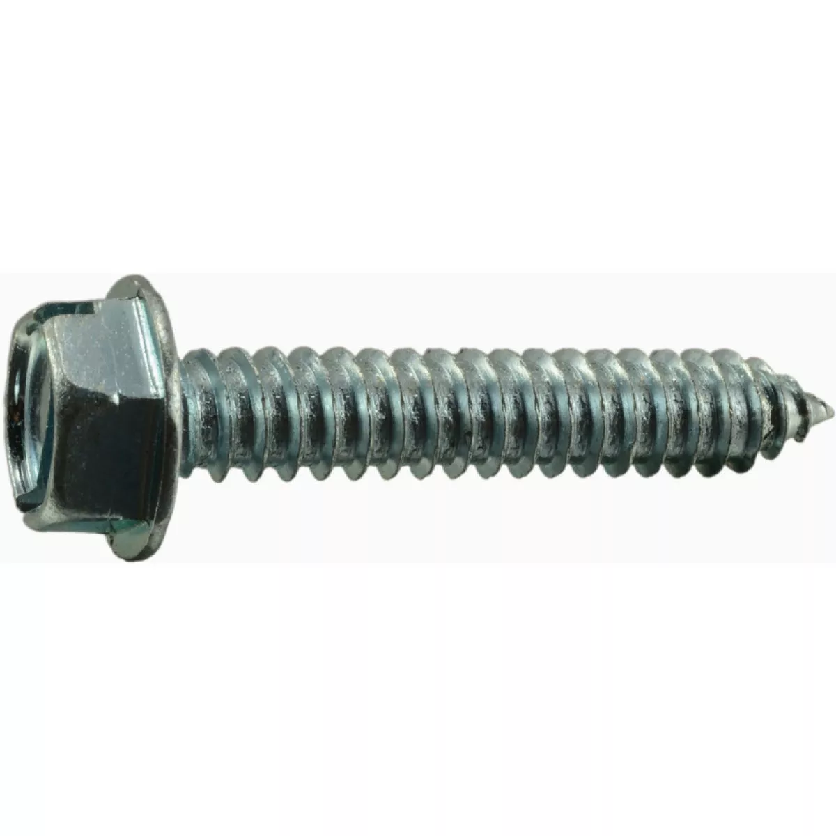 Midwest Fastener 5/16 In. x 1-3/4 In. Zinc Plated Steel Slotted Hex Washer Head Sheet Metal Screws (6 Ct.)-