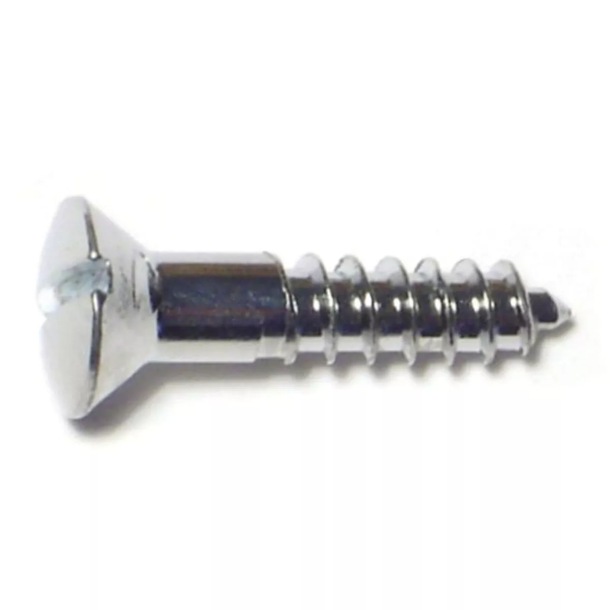 Midwest Fastener #6 x 3/4 In. Brass Slotted Oval Head Wood Screws (10 Ct.)