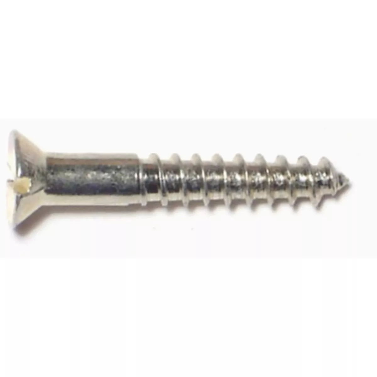 Midwest Fastener #6 x 7/8 In. Zinc Plated Steel Slotted Flat Head Wood Screws (72 Ct.)-