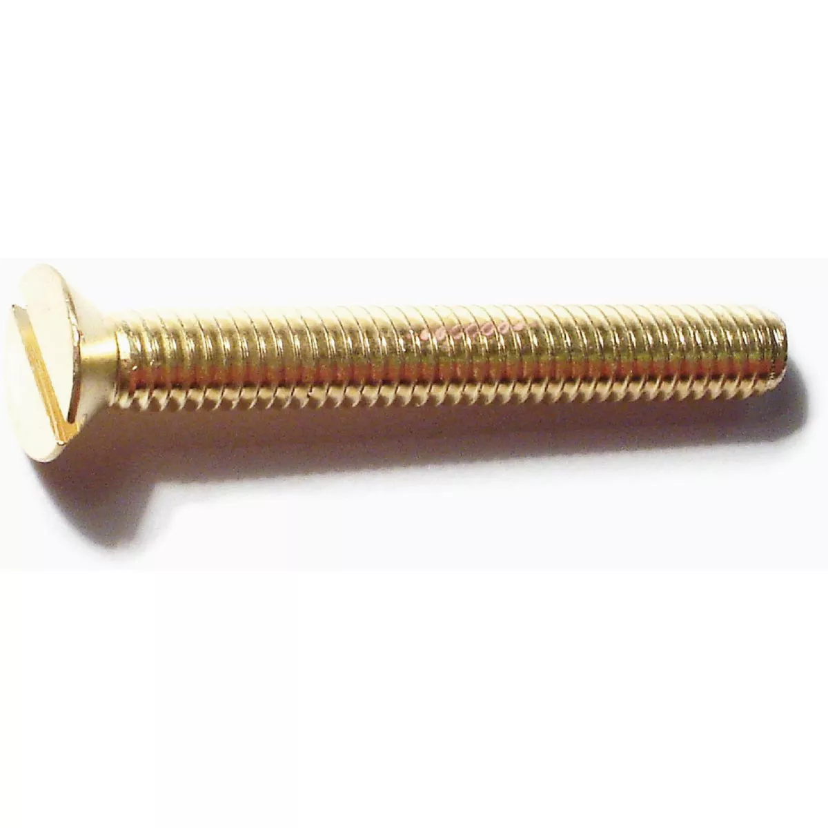 Midwest Fastener 5/16 In.-18 x 2-1/2 In. Brass Coarse Thread Slotted Flat Head Machine Screws