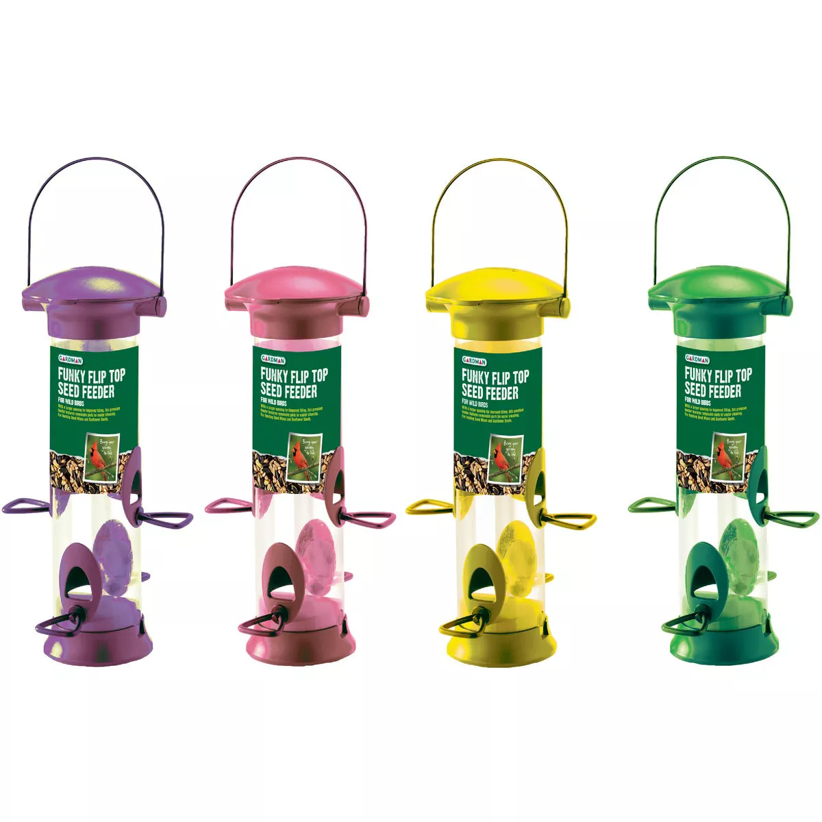 Gardman Assorted Plastic 13 In. H. Bird Feeder-