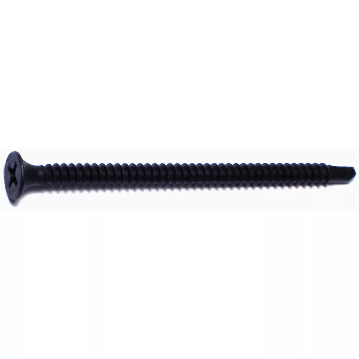 Midwest Fastener #8-18 x 2-5/8 In. Black Phosphate Steel Phillips Head Self-Drilling Screws