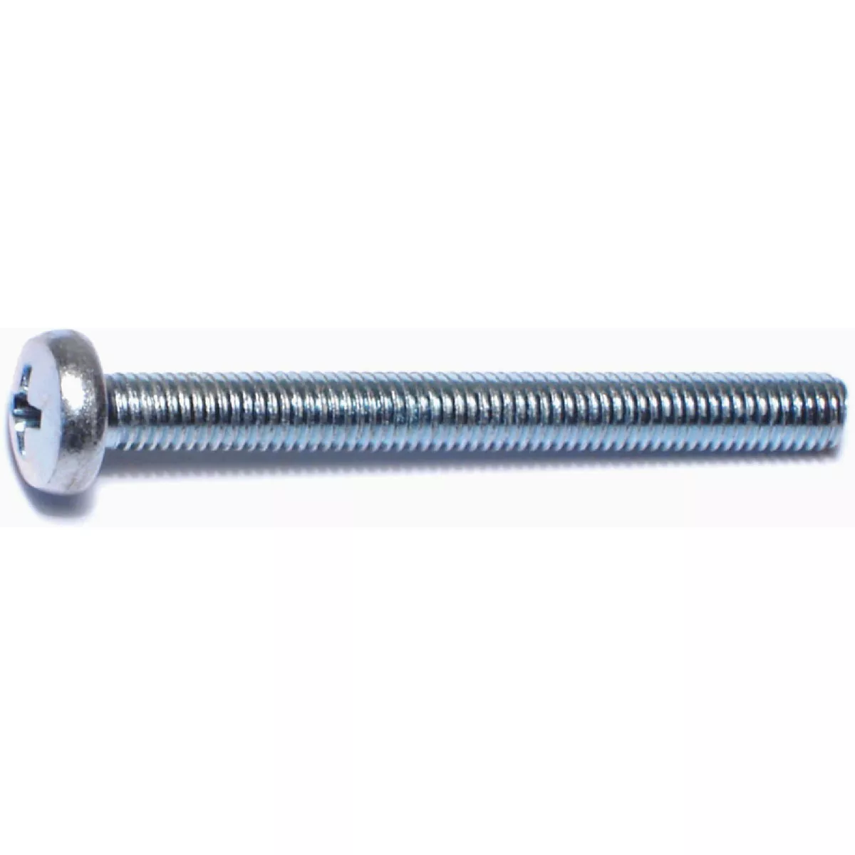Midwest Fastener 5mm-0.8 x 50mm Zinc Plated Class 4.8 Steel Coarse Thread Phillips Pan Head Machine Screws (5 Ct.)