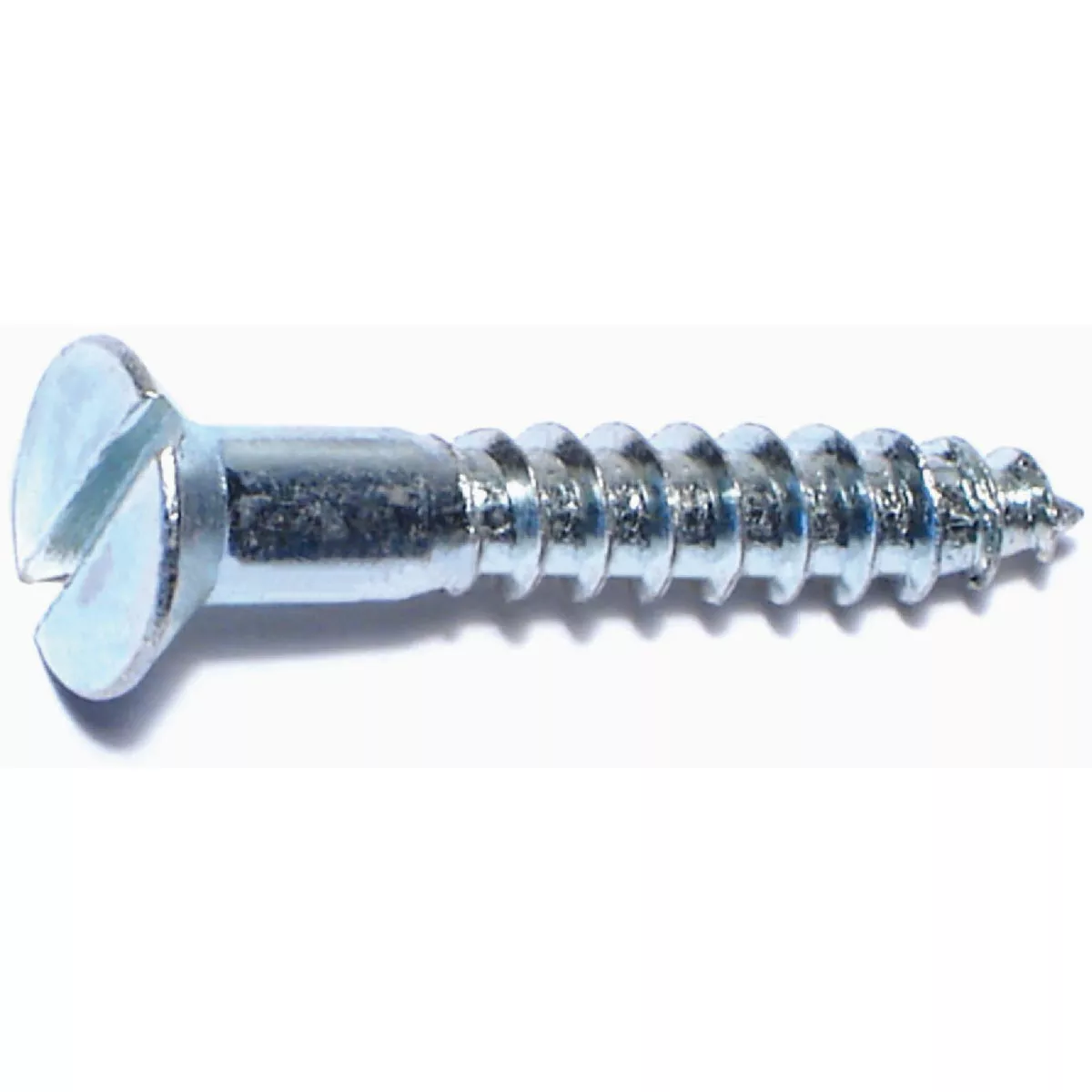 Midwest Fastener #14 x 1-1/2 In. Zinc Plated Steel Slotted Flat Head Wood Screws (20 Ct.)-