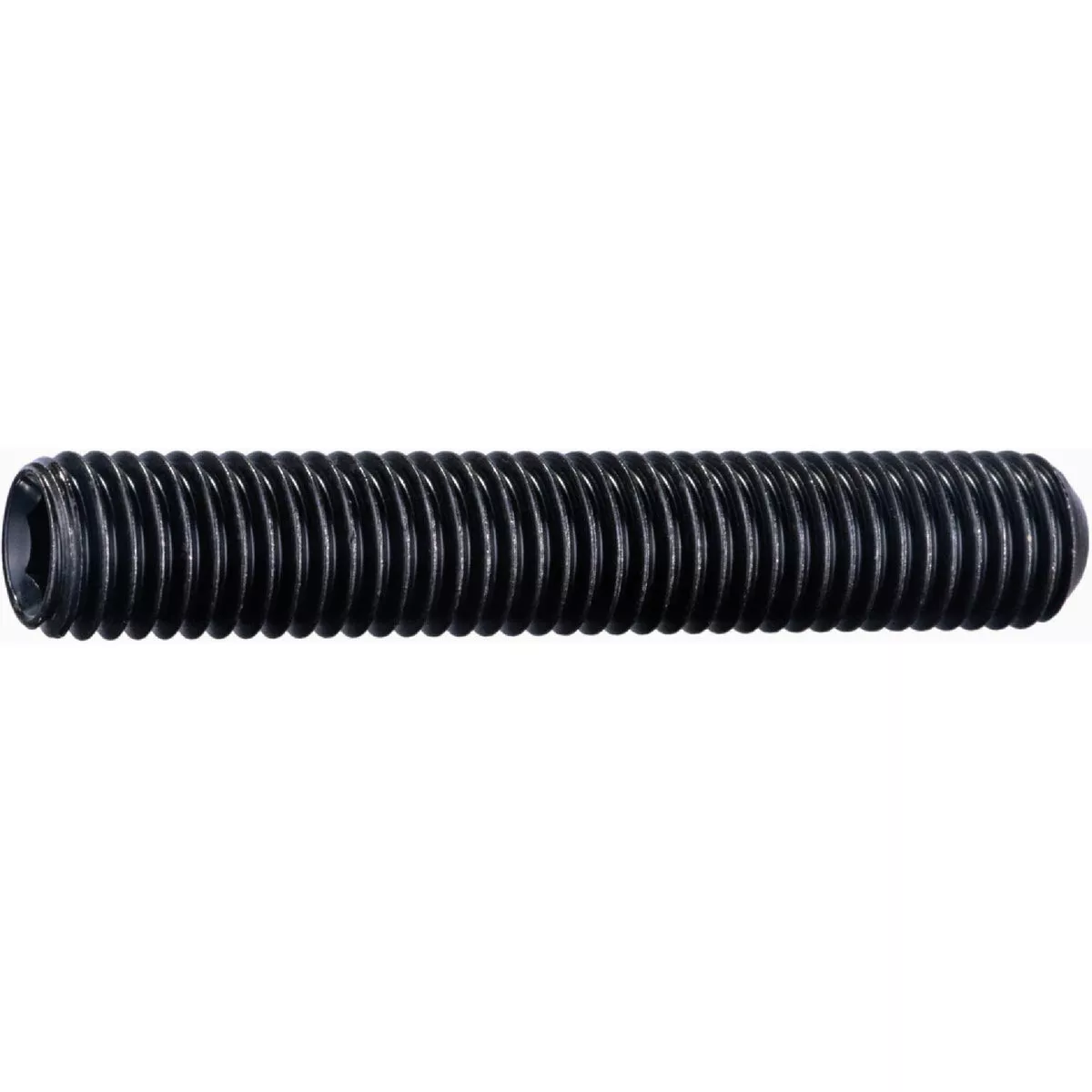 Midwest Fastener 10mm-1.5 x 60mm Plain Class 14.9 Steel Coarse Thread Cup Point Hex Socket Headless Set Screws (2 Ct.)