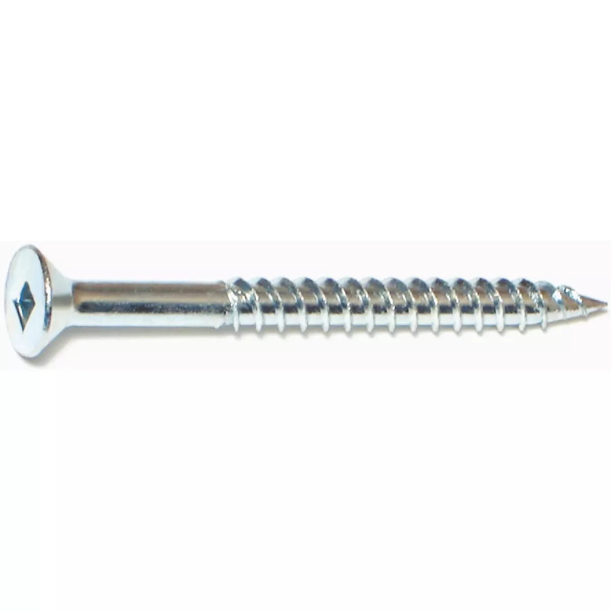 Midwest Fastener #12 x 2-1/2 In. Zinc Plated Steel Square Drive Flat Head Wood Screws (1 Ct.)