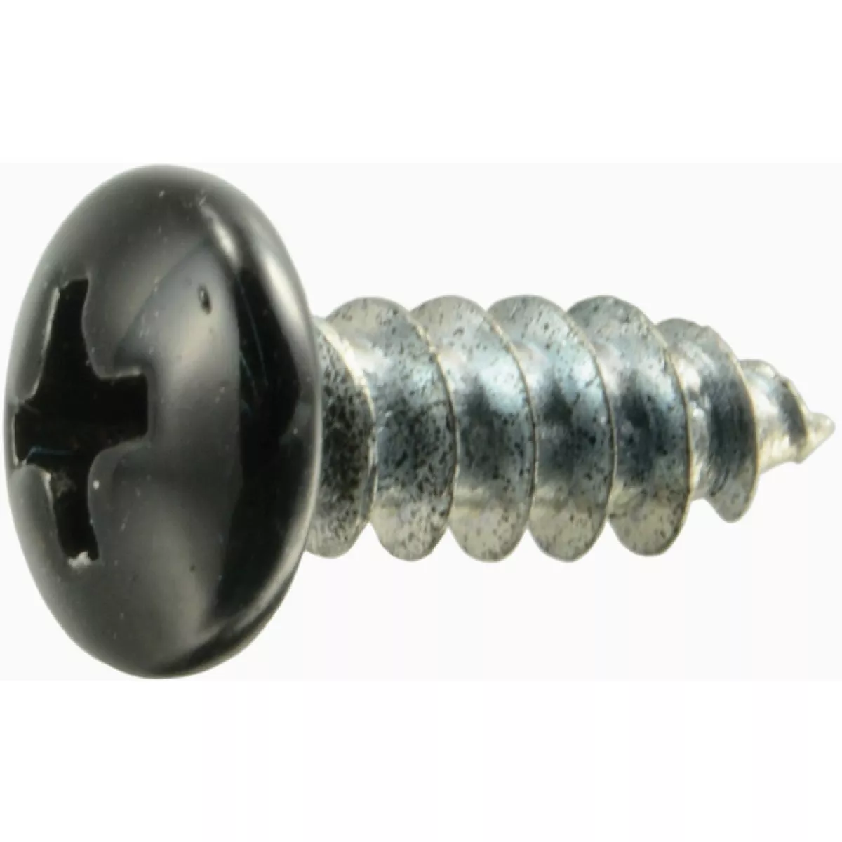 Midwest Fastener #10 x 1/2 In. Black Painted Steel Phillips Pan Head Sheet Metal Screws (35 Ct.)