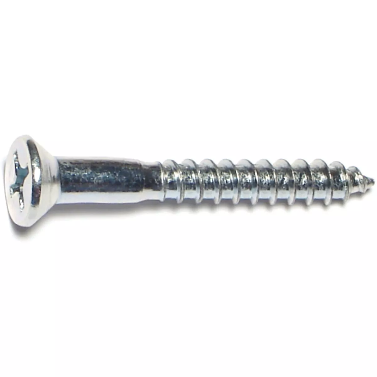 Midwest Fastener #14 x 2 In. Zinc Plated Steel Phillips Flat Head Wood Screws (100 Ct.)
