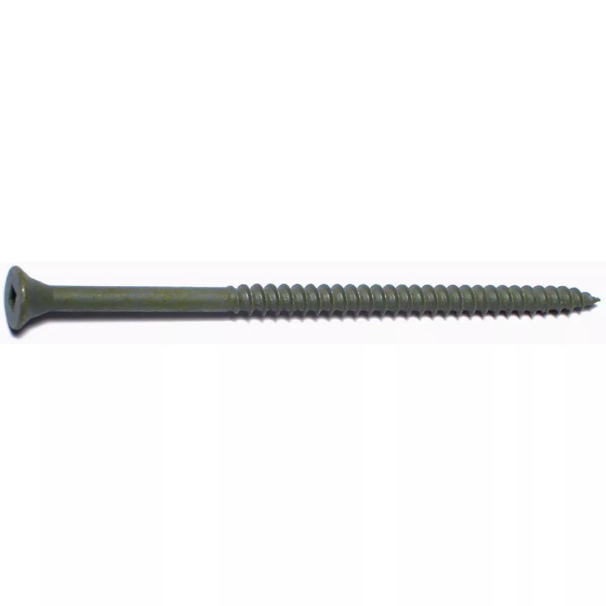 Midwest Fastener #10 x 4 In. Green XL1500 Coated Steel Square Drive Bugle Head Deck Deck Screws