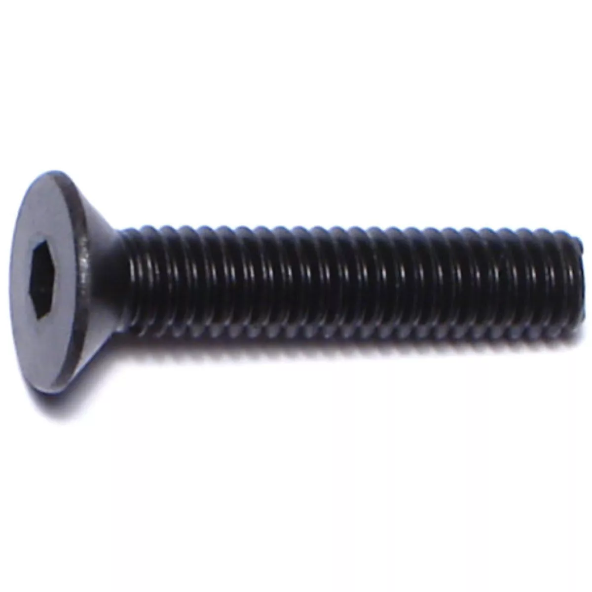 Midwest Fastener 4mm-0.7 x 20mm Black Oxide Class 10.9 Steel Coarse Thread Flat Head Hex Socket Cap Screws (6 Ct.)