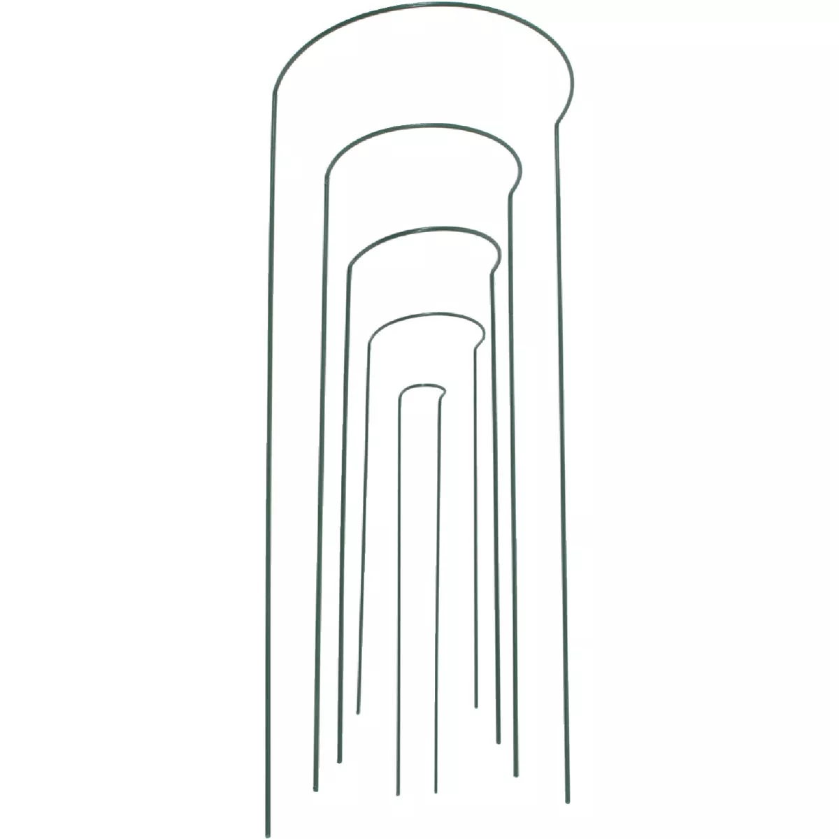 Gardman 24 In. Green Steel Half Hoop Plant Support