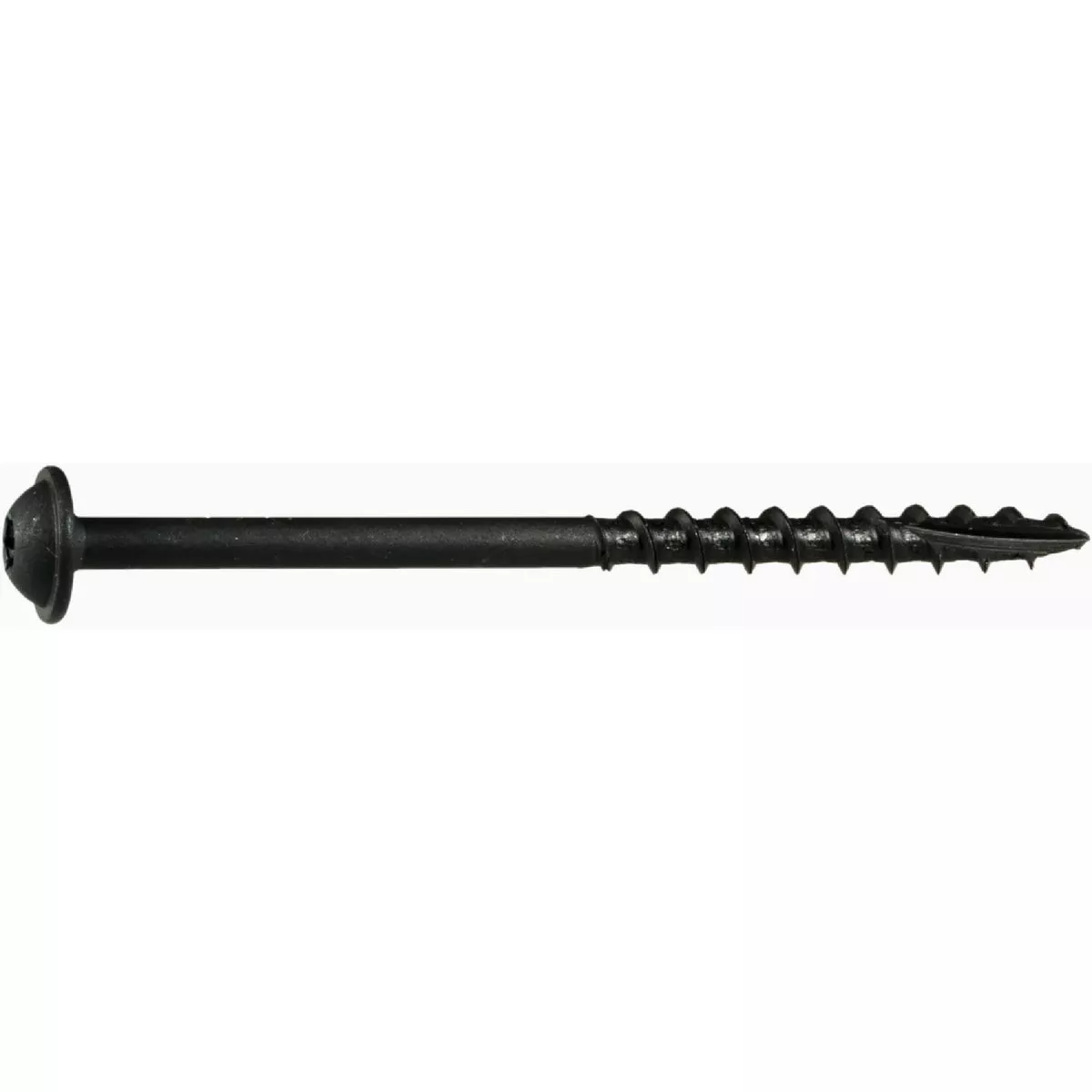 Midwest Fastener #7 x 2-1/2 In. Black Phosphate Steel Coarse Thread Star Drive Round Washer Head Pocket Screws (15 Ct.)