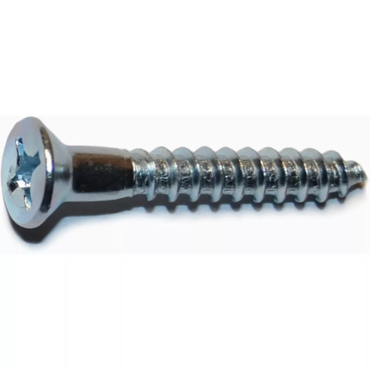 Midwest Fastener #12 x 1-1/2 In. Zinc Plated Steel Phillips Flat Head Wood Screws (24 Ct.)