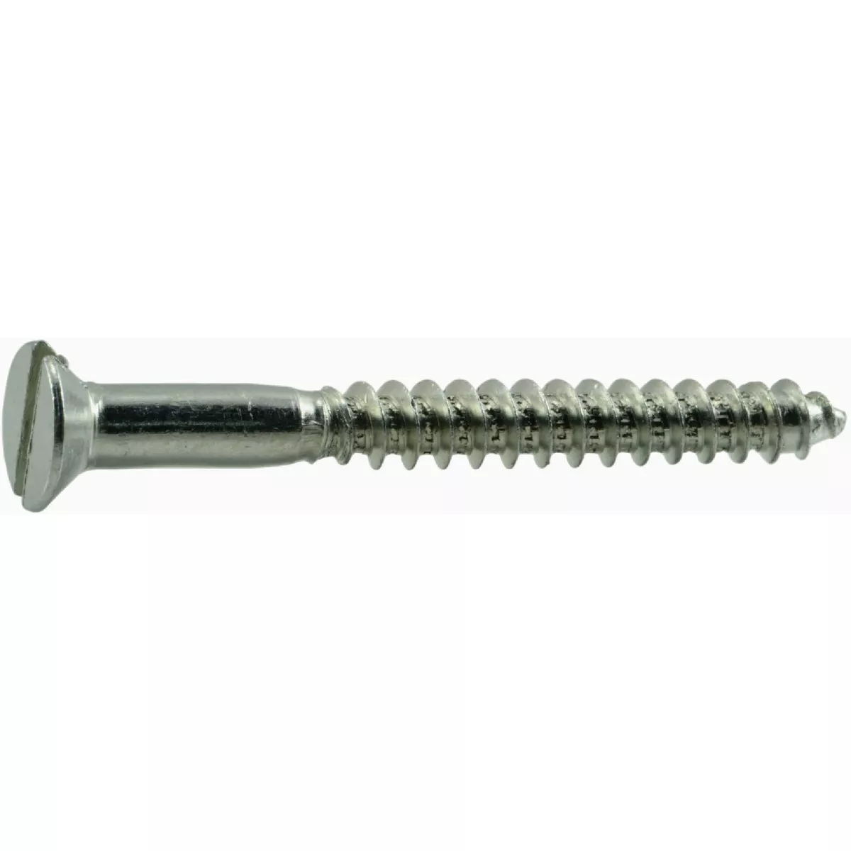 Midwest Fastener #10 x 2 In. Zinc Plated Steel Slotted Flat Head Wood Screws (40 Ct.)-