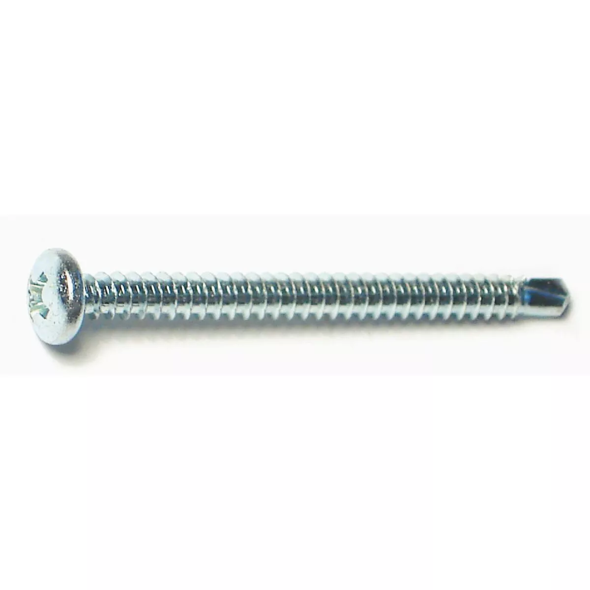 Midwest Fastener #8-18 x 2 In. Zinc Plated Steel Phillips Pan Head Self-Drilling Screws (100 Ct.)-