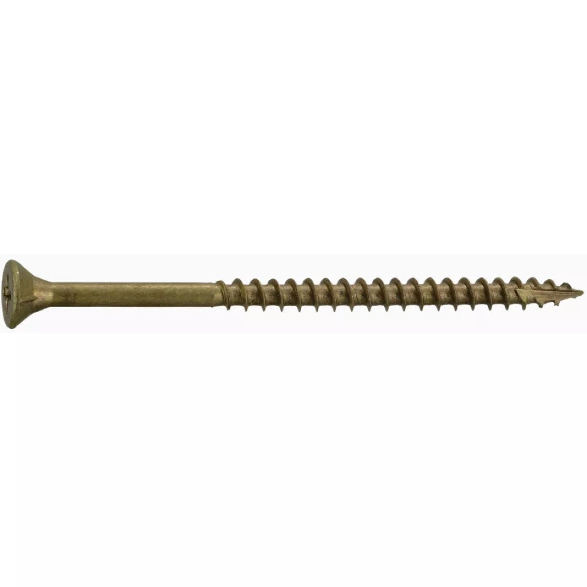 Midwest Fastener #8 x 3 In. Tan Ruspert Coated Steel Phillips Bugle Head Deck Screws