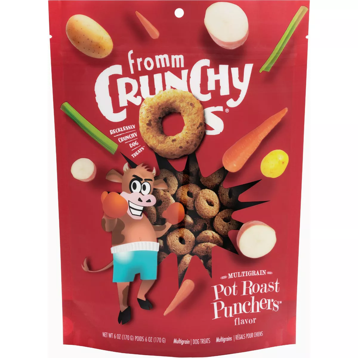Fromm Crunchy Os Pot Roast Punchers Flavor Dog Treats, 6 Oz.-