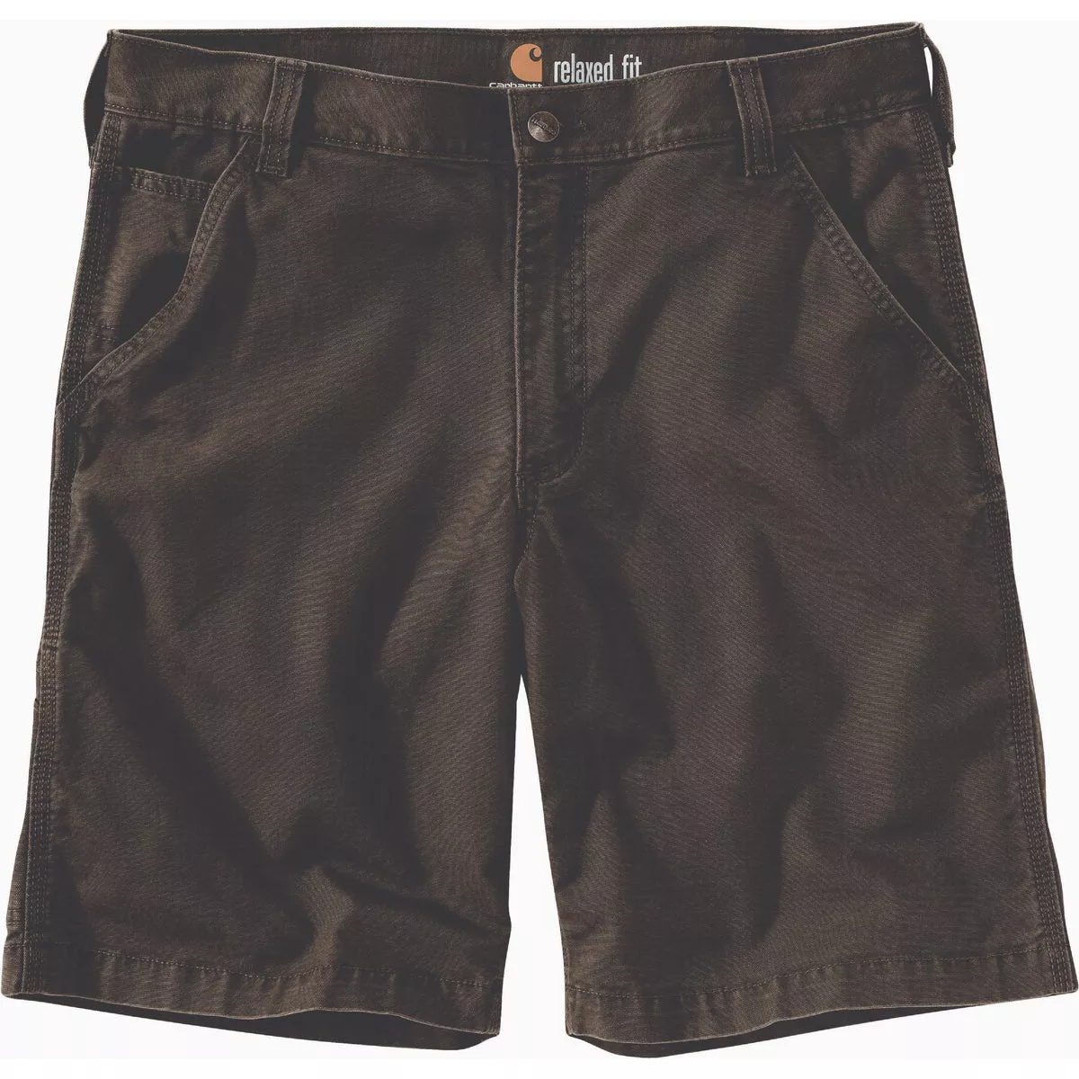 Carhartt Rugged Flex Men's 38 Tarmac Canvas Work Shorts, Relaxed Fit