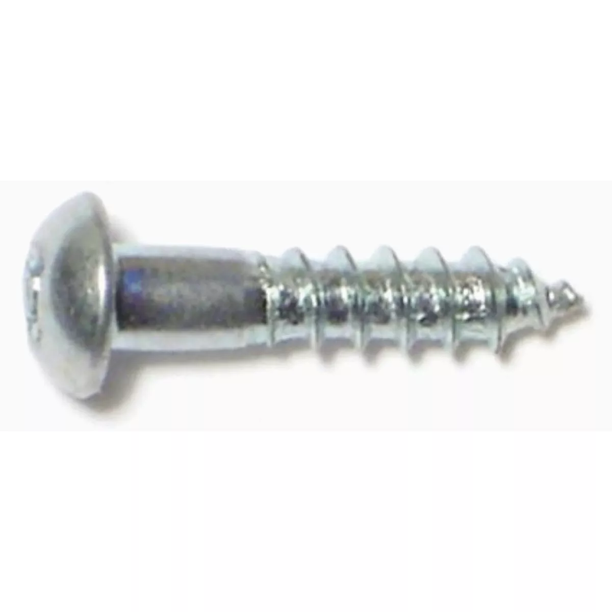 Midwest Fastener #4 x 1/2 In. Zinc Plated Steel Phillips Round Head Wood Screws