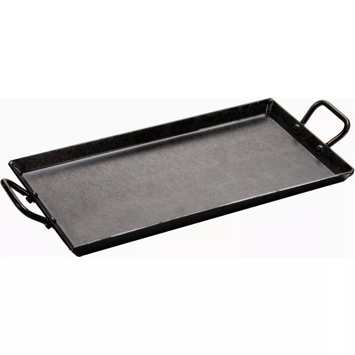Lodge 10 In. W x 18 In. L Seasoned Carbon Steel Grill Griddle