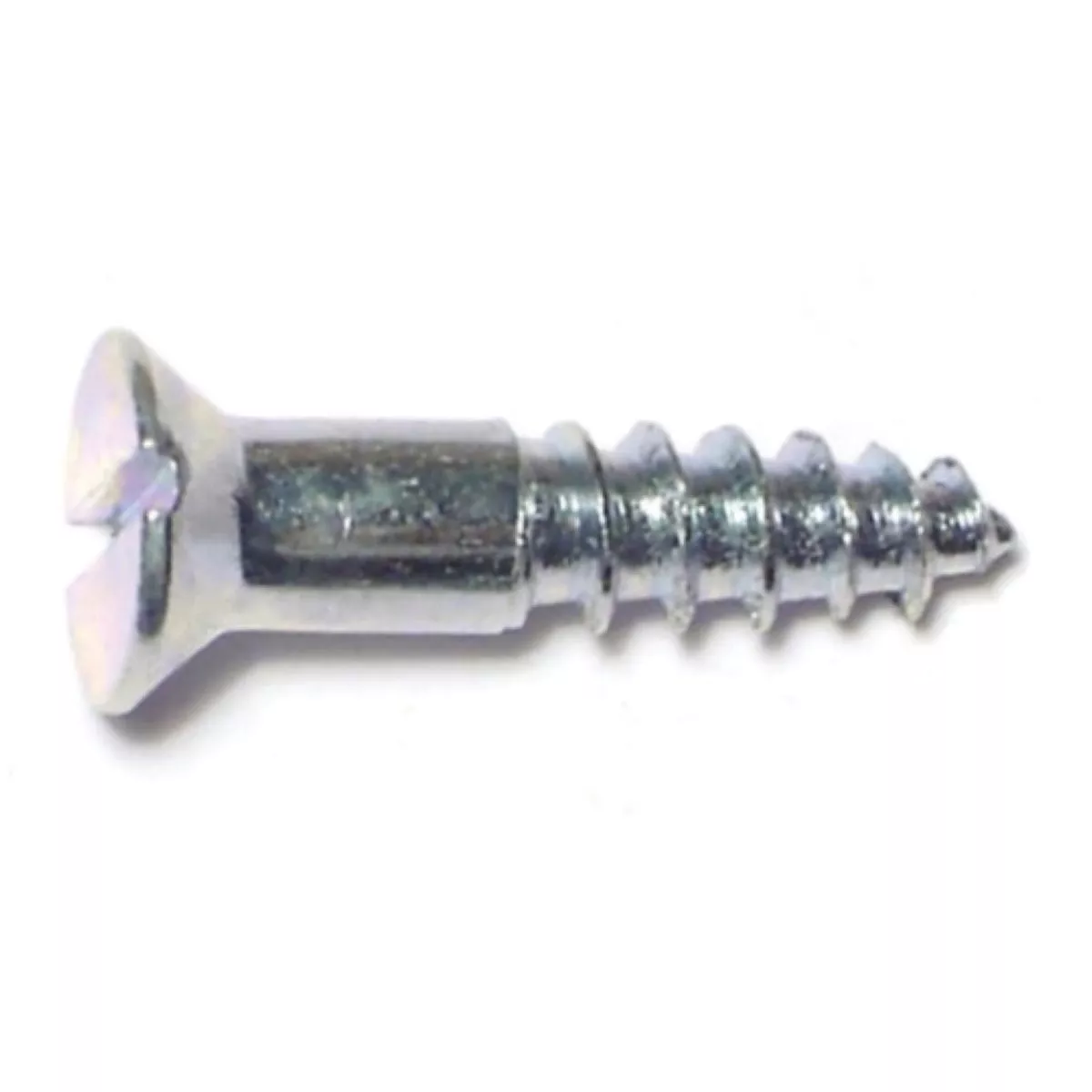 Midwest Fastener #8 x 3/4 In. Zinc Plated Steel Slotted Flat Head Wood Screws