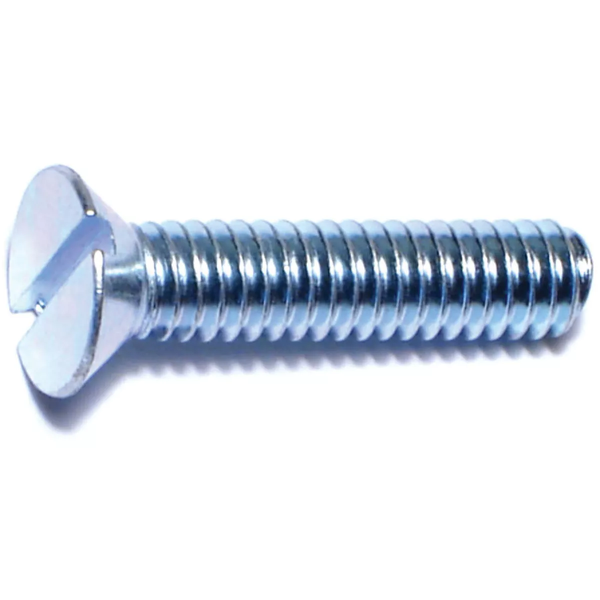Midwest Fastener #12-24 x 1 In. Zinc Plated Steel Coarse Thread Slotted Flat Head Machine Screws (20 Ct.)