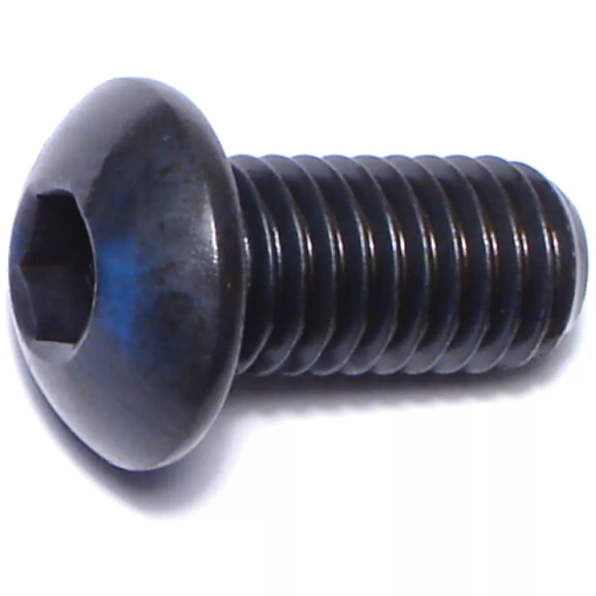 Midwest Fastener 8mm-1.25 x 16mm Black Oxide Class 10.9 Steel Coarse Thread Button Head Hex Socket Cap Screws (10 Ct.)