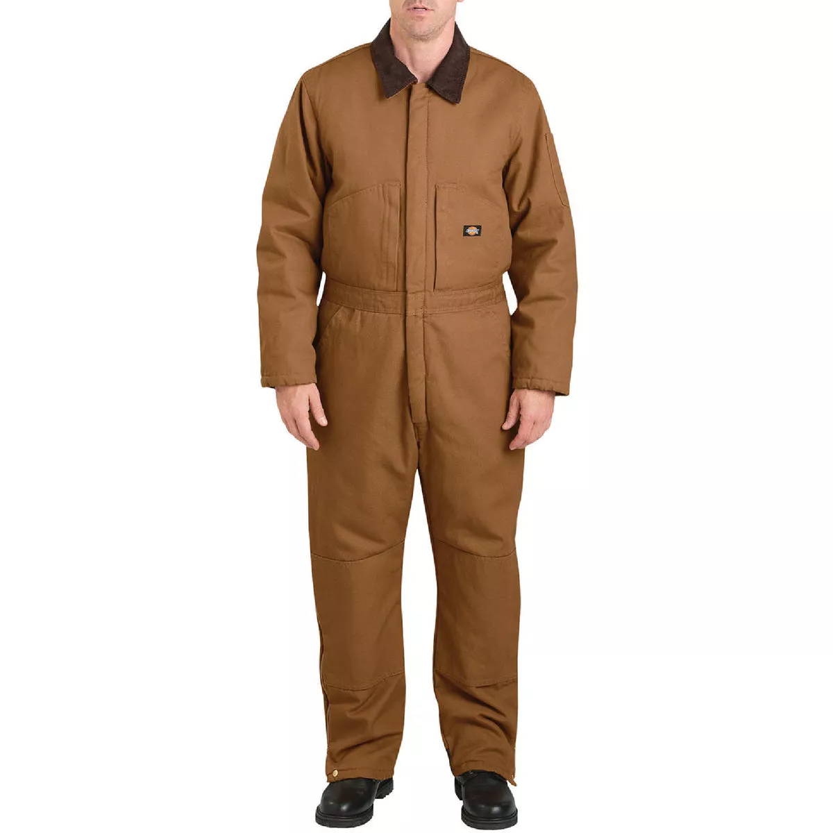 Dickies Large Brown Duck 32 In. Bib Overalls