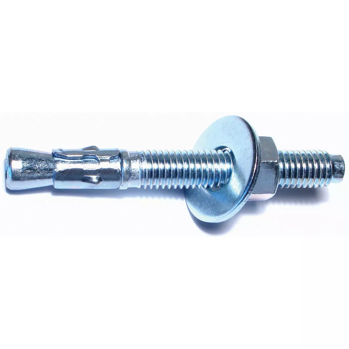 Midwest Fastener 1/2 In. x 4-1/4 In. Zinc Plated Steel Concrete Wedge Stud Anchor