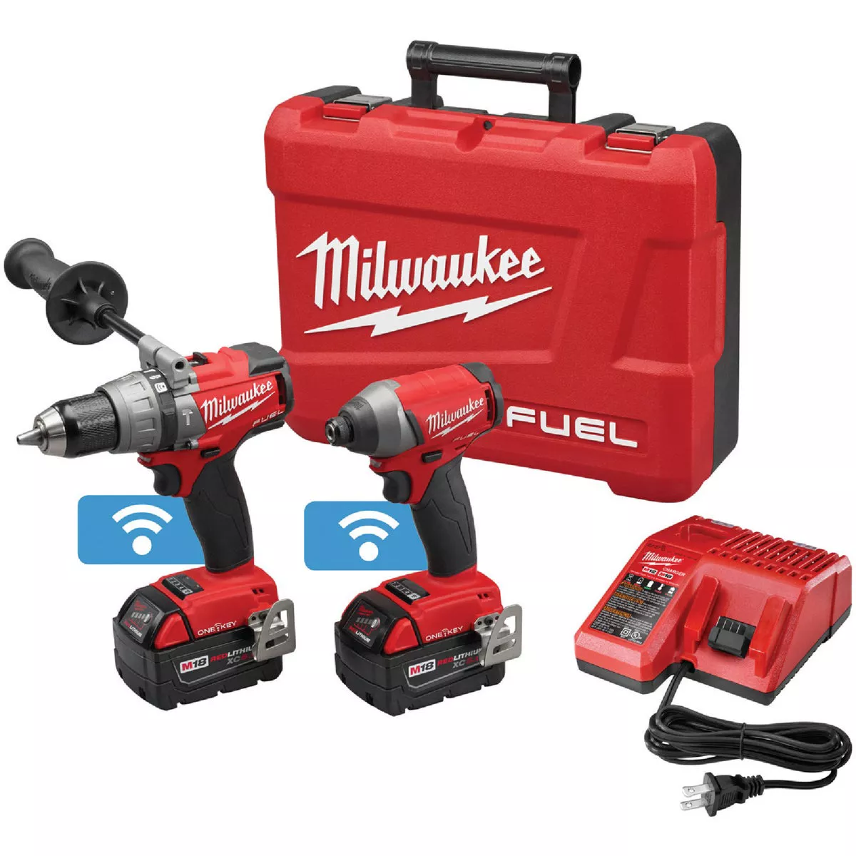 Milwaukee Fuel 18 V. Lithium-Ion Cordless Hammer Drill/Impact Driver Combo Kit