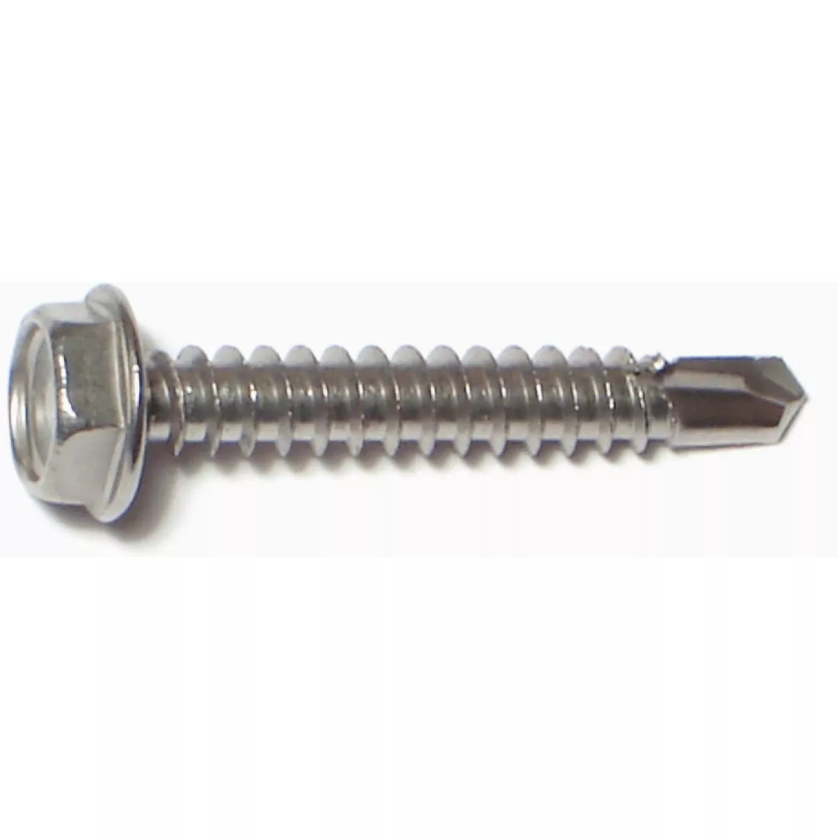 Midwest Fastener #10-16 x 1-1/4 In. 410 Stainless Steel Hex Washer Head Self-Drilling Screws