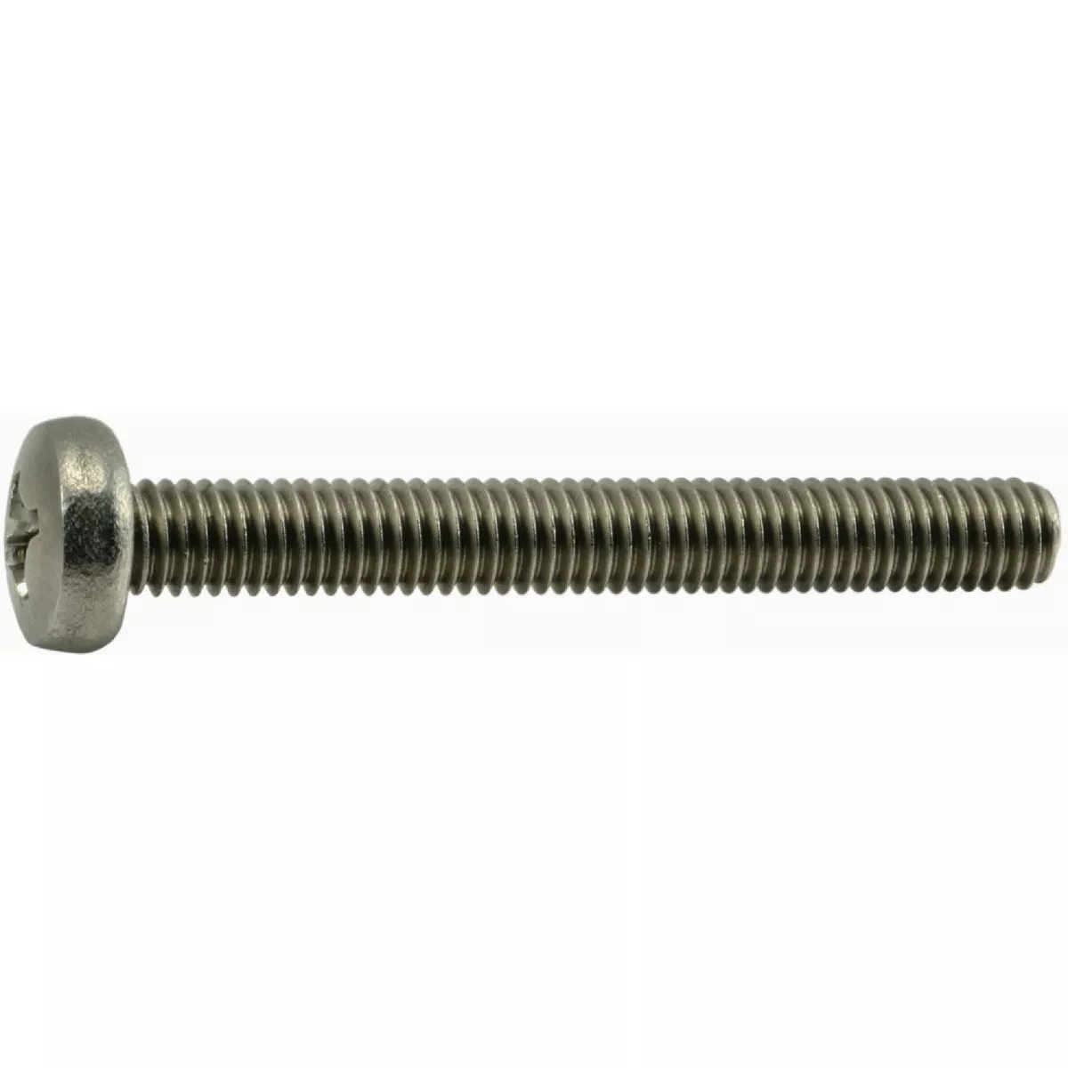 Midwest Fastener 6mm-1.0 x 50mm A2 Stainless Steel Coarse Thread Phillips Pan Head Machine Screws (8 Ct.)