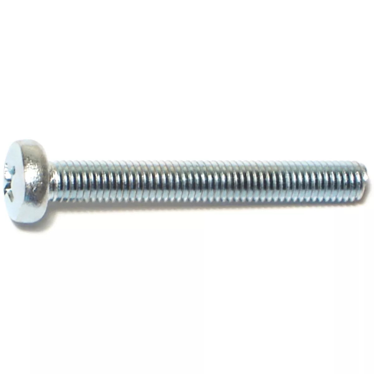Midwest Fastener 5mm-0.8 x 40mm Zinc Plated Class 4.8 Steel Coarse Thread Phillips Pan Head Machine Screws (25 Ct.)-