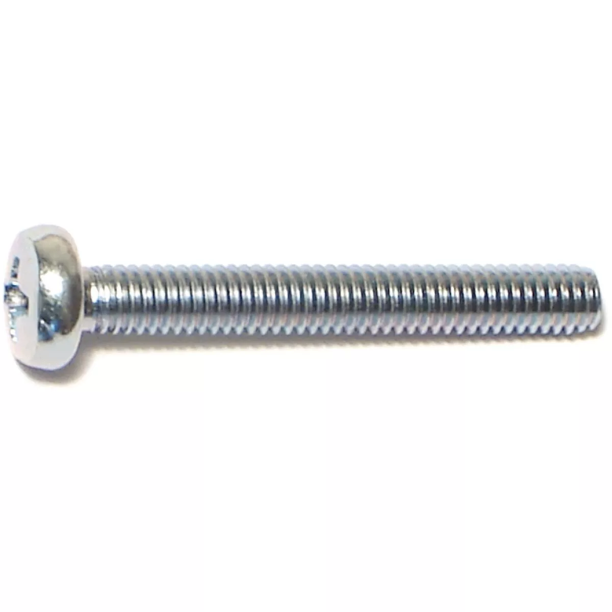 Midwest Fastener 4mm-0.7 x 30mm Zinc Plated Class 4.8 Steel Coarse Thread Phillips Pan Head Machine Screws