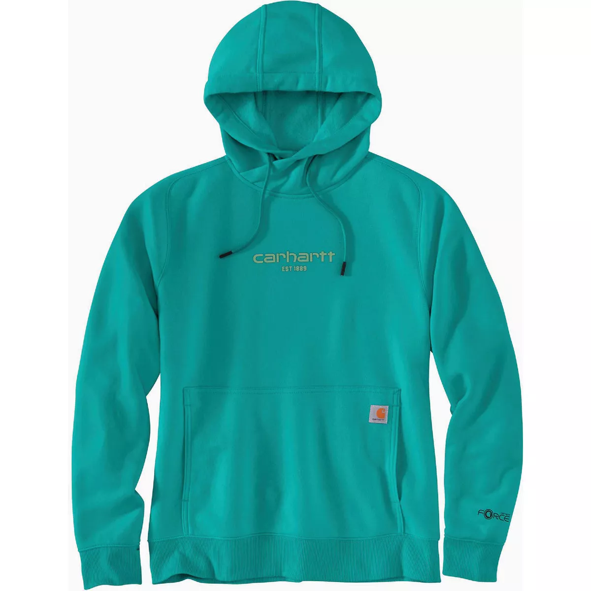 Carhartt Force Women's XXL Regular Dragonfly Lightweight Graphic Hooded Sweatshirt, Relaxed Fit