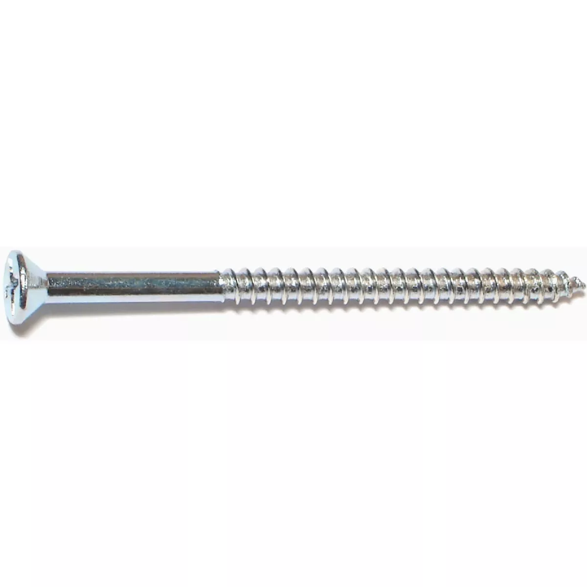 Midwest Fastener #12 x 3-1/2 In. Zinc Plated Steel Phillips Flat Head Wood Screws