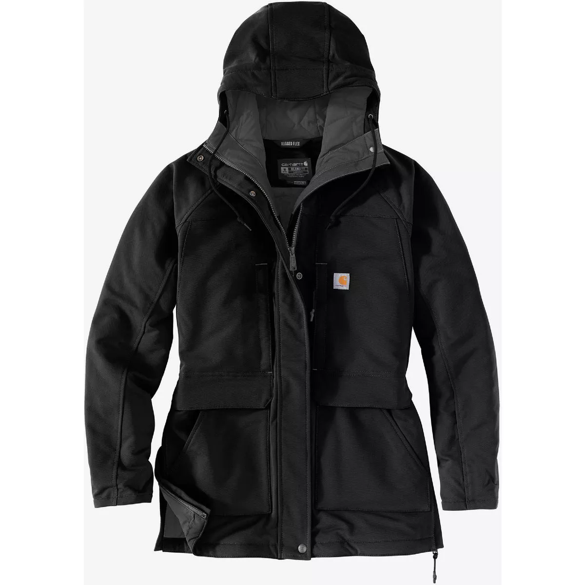 Carhartt Super Dux Women's XS Regular Black Insulated Traditional Coat, Relaxed Fit