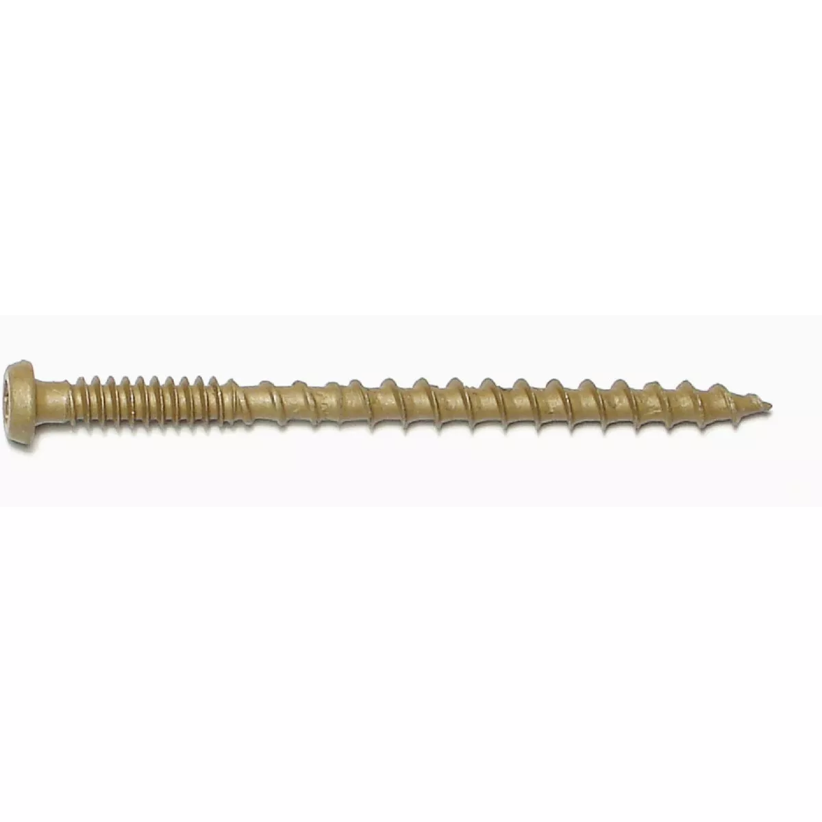 Midwest Fastener #10 x 3 In. Tan Ruspert Coated Steel Composite Star Drive Pan Head Deck Screws