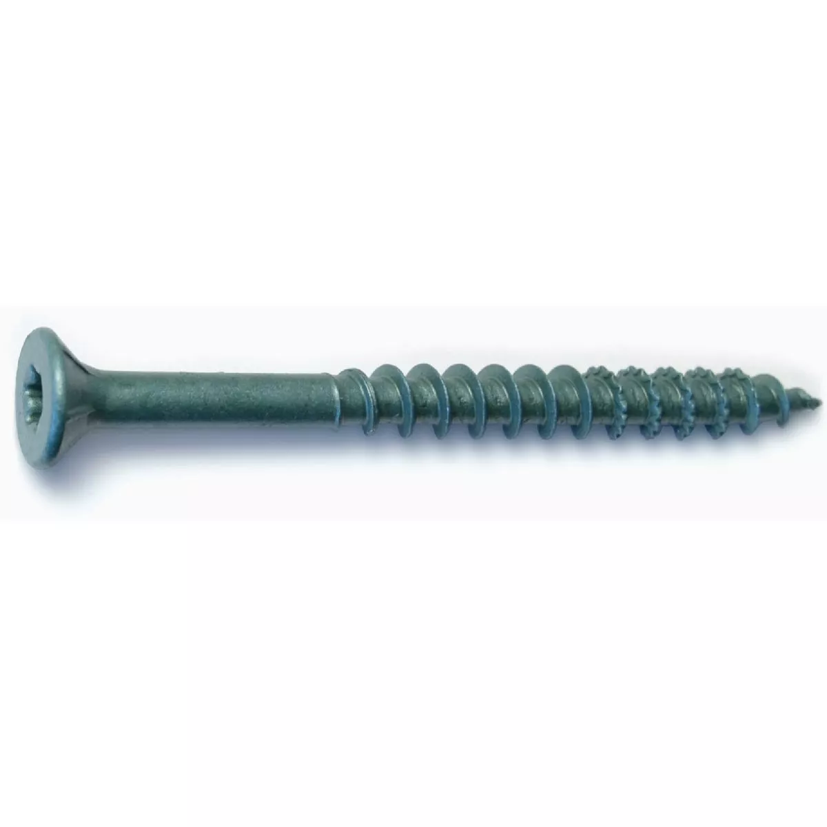 Midwest Fastener #12 x 2-1/2 In. Green XL1500 Coated Steel Bugle Head Star Drive Wood Screws