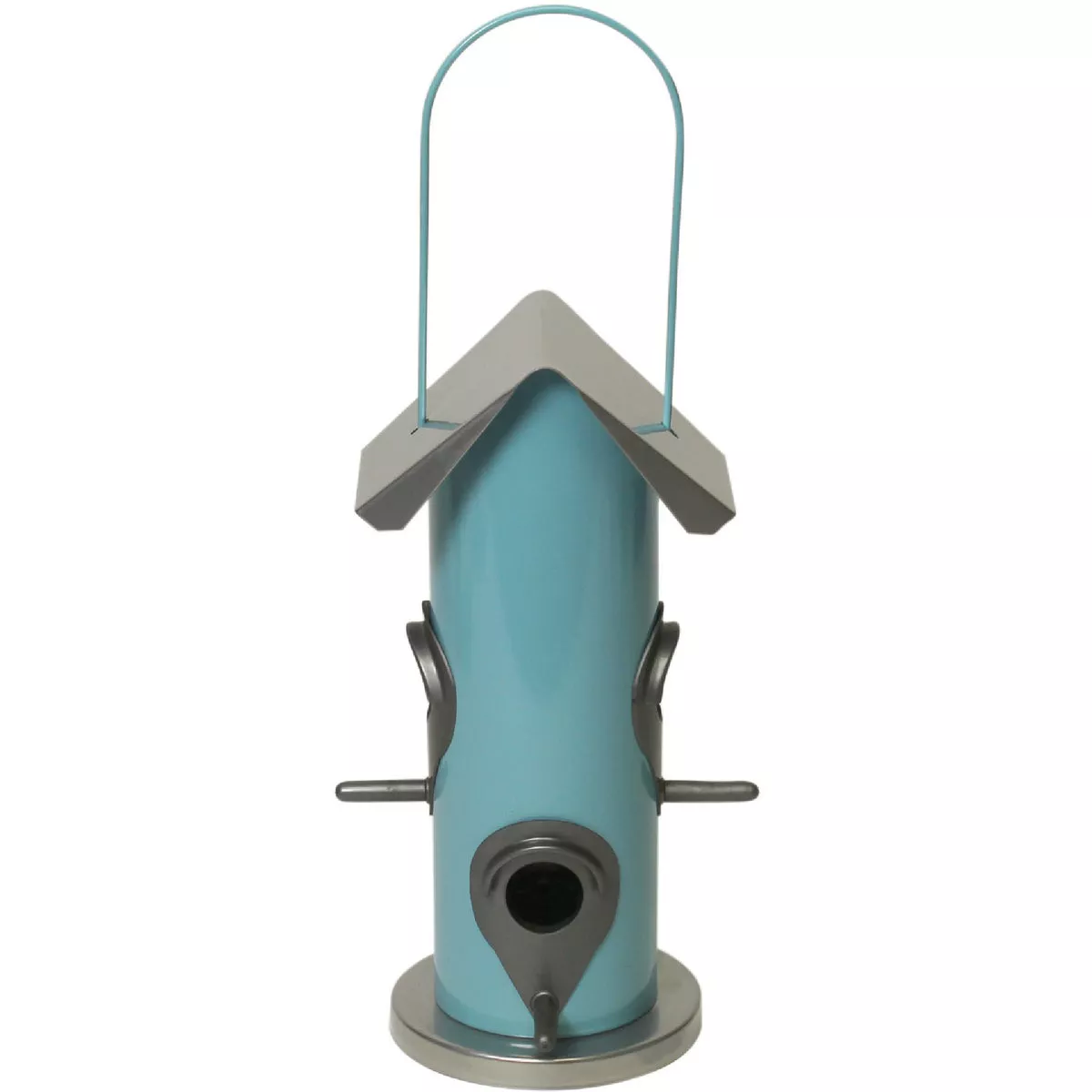 Heath Blue Steel and Plastic 1 Lb. Bird Feeder-
