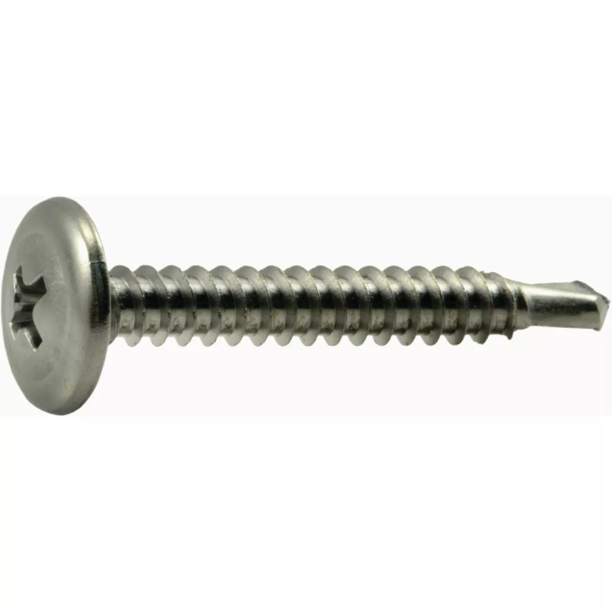 Midwest Fastener #8-18 x 1-1/4 In. 410 Stainless Steel Phillips Self-Drilling Screws (18 Ct.)