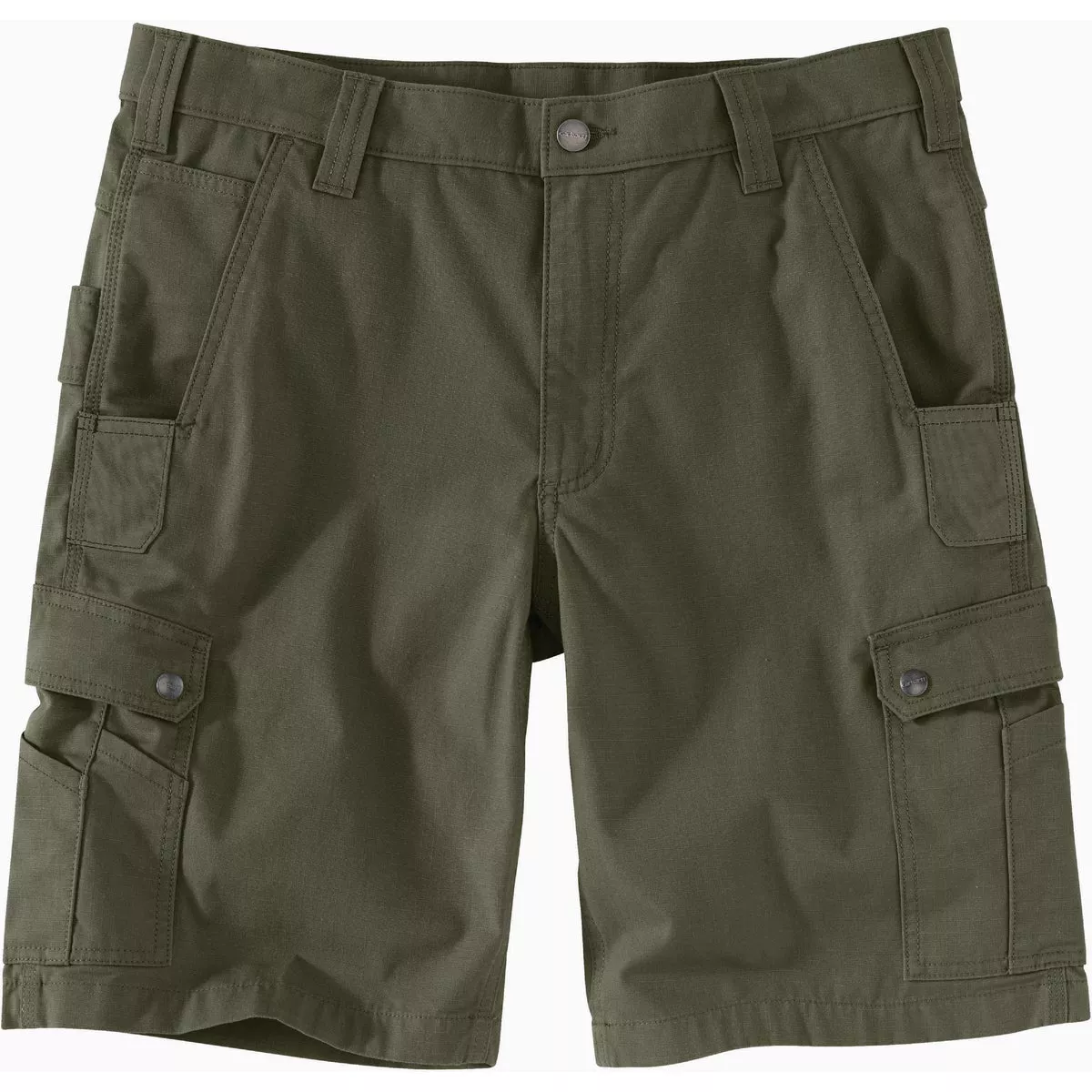Carhartt Rugged Flex Men's 38 Basil Ripstop Cargo Work Shorts, Relaxed Fit