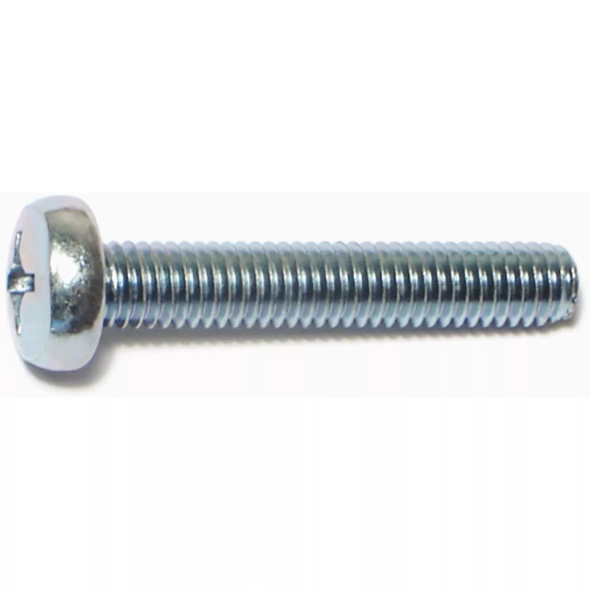 Midwest Fastener 6mm-1.0 x 35mm Zinc Plated Class 4.8 Steel Coarse Thread Phillips Pan Head Machine Screws (50 Ct.)