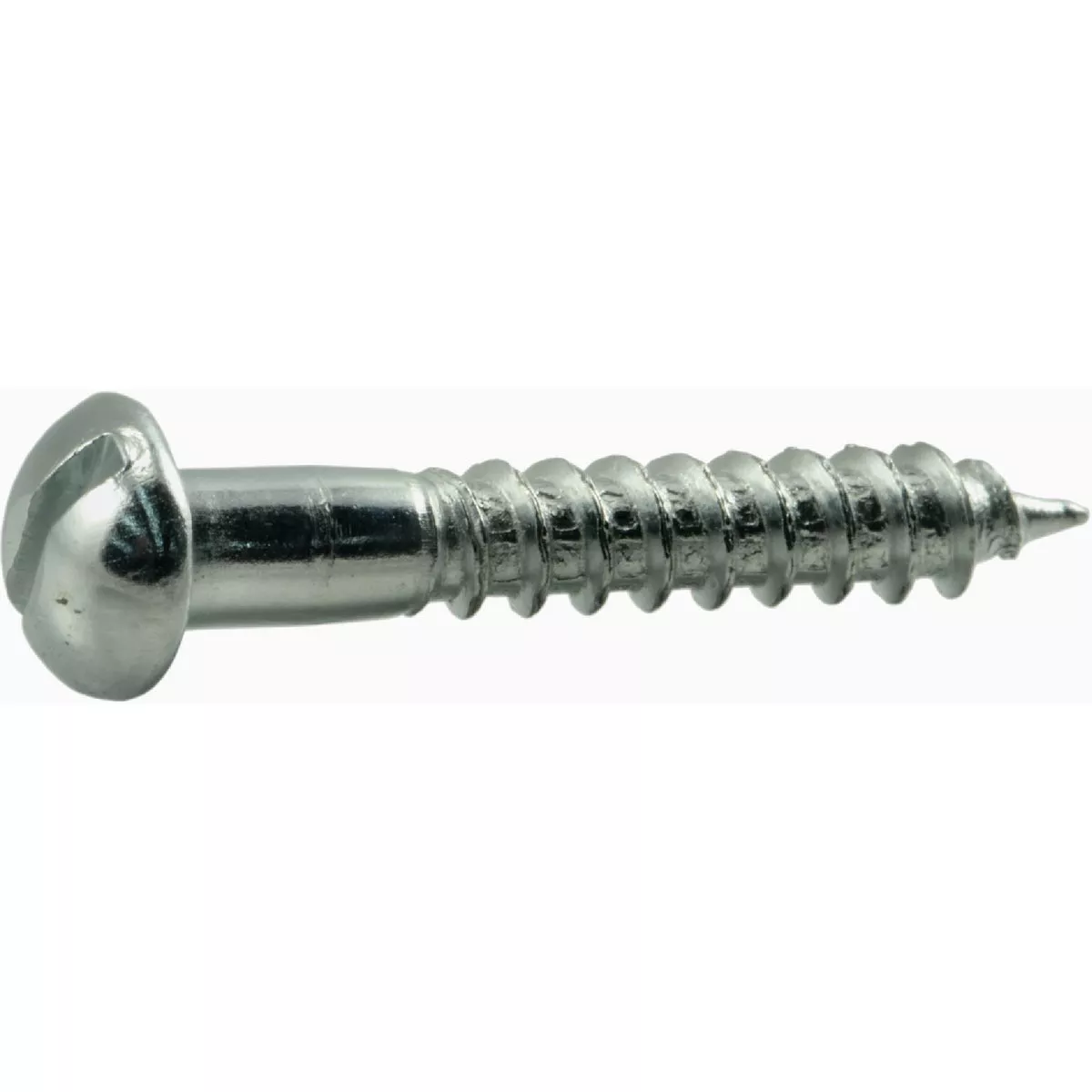 Midwest Fastener #10 x 1-1/4 In. Zinc Plated Steel Slotted Round Head Wood Screws (45 Ct.)