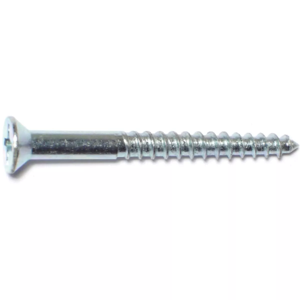 Midwest Fastener #10 x 2 In. Zinc Plated Steel Phillips Flat Head Wood Screws