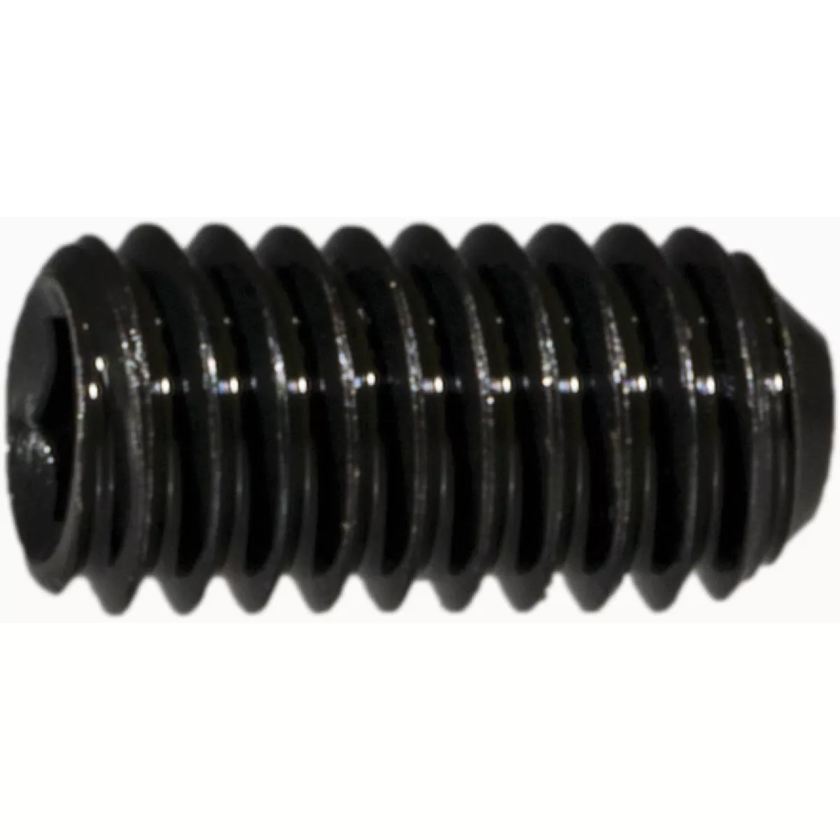 Midwest Fastener 4mm-0.7 x 8mm Plain Class 14.9 Steel Coarse Thread Cup Point Hex Socket Headless Set Screws