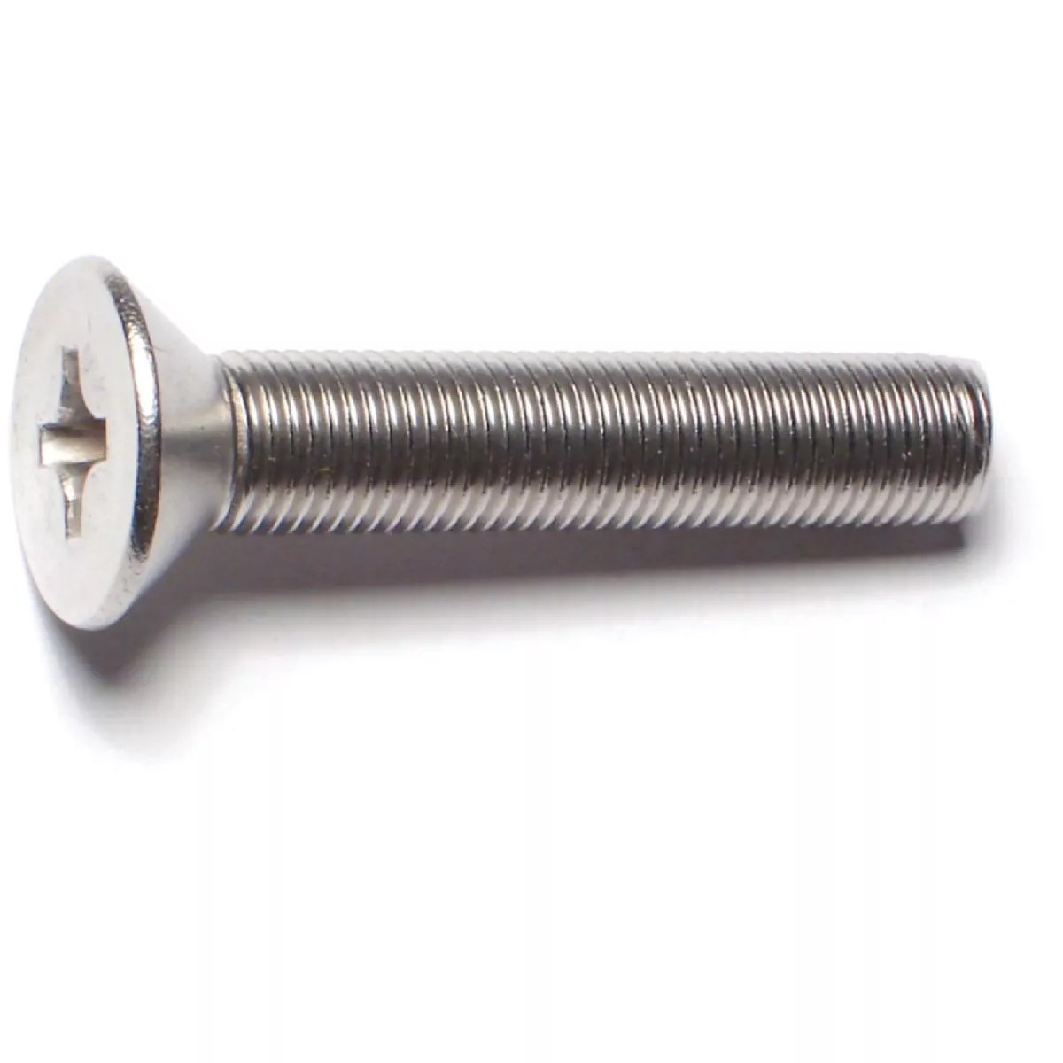 Midwest Fastener 3/8 In.-24 x 2 In. 18-8 Stainless Steel Fine Thread Phillips Flat Head Machine Screws (3 Ct.)